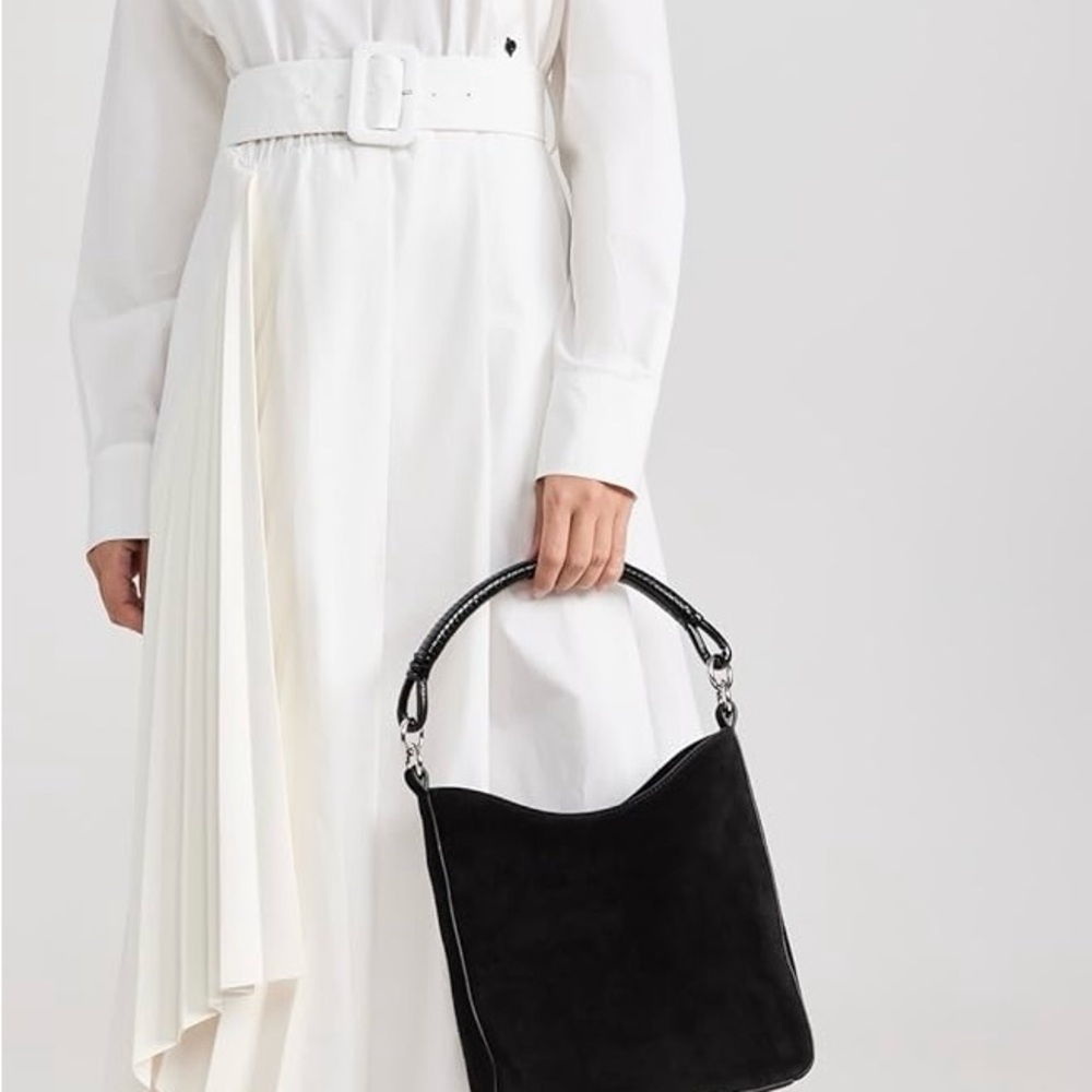 Staud Mel Black Suede Women's Bag